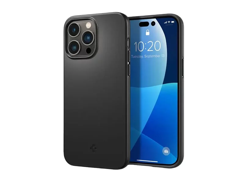 Image Чехол Spigen for iPhone 14 Pro Thin Fit Black