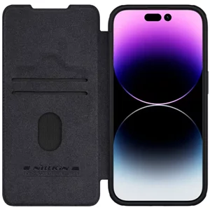 Image Чехол Nillkin for Apple iPhone 15 Pro Qin Pro Black