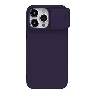 Image Husă Nillkin Apple iPhone 15 Pro Max CamShield Silky Silicone Dark Purple
