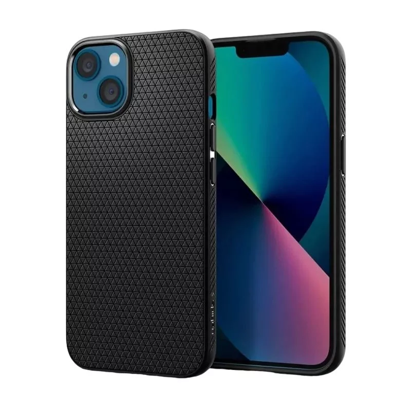 Чехол Spigen iPhone 13 mini Liquid Air Matte Black