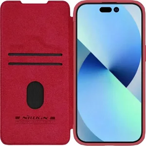 Image Чехол Nillkin iPhone 15 Pro Max Qin Pro Red