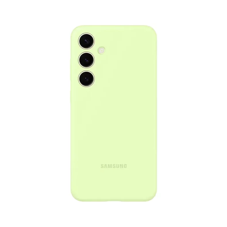 Image Чехол Original for Samsung Galaxy S24 Plus Silicone Cover Light Green