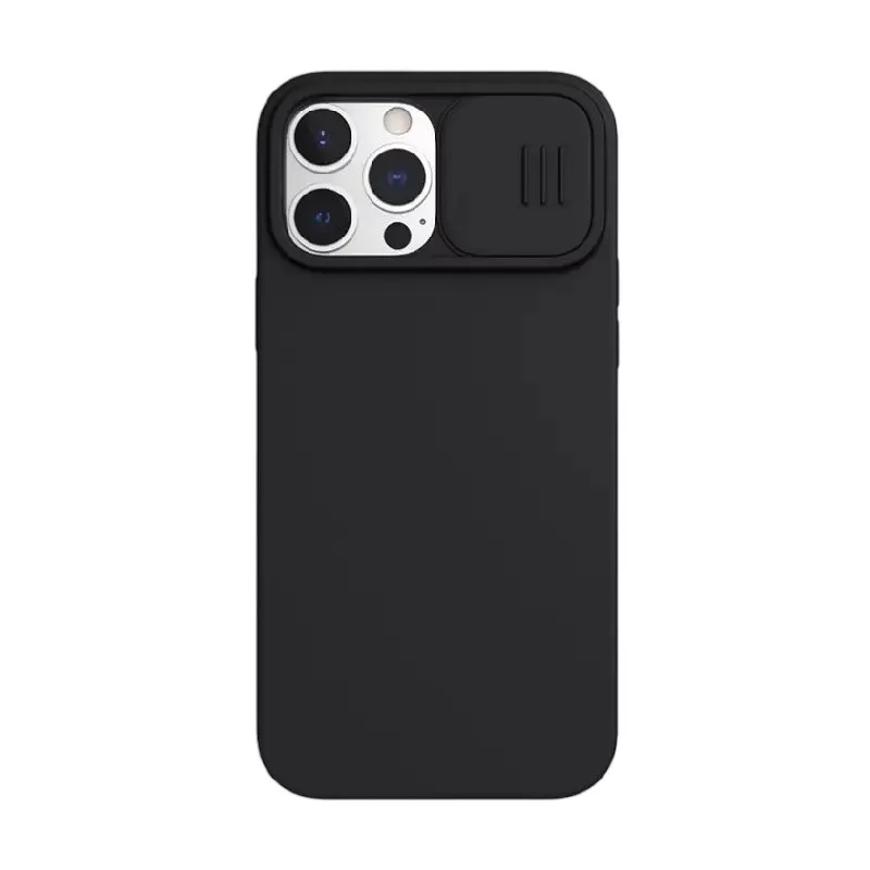 Image Husă Nillkin Apple iPhone 13 Pro Max CamShield Silky Magnetic Silicone Elegant Black