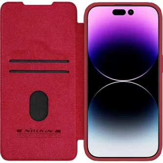 Чехол Nillkin Apple iPhone 15 Pro Qin Pro Red