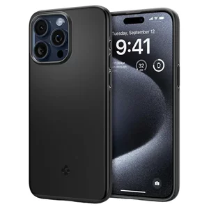 Image Husă Spigen iPhone 15 Thin Fit Black