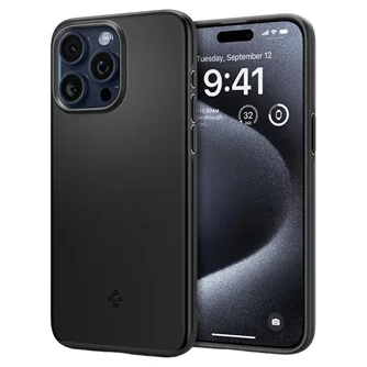 Husă Spigen iPhone 15 Thin Fit Black