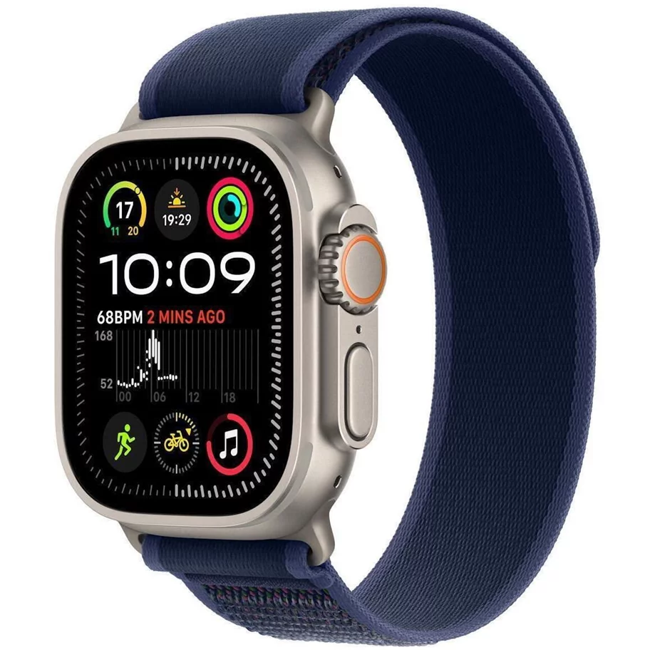 Image Умные часы Apple Watch Ultra 2 GPS + LTE 49mm MX4L3 Natural Titanium Case/Blue Trail Loop M/L
