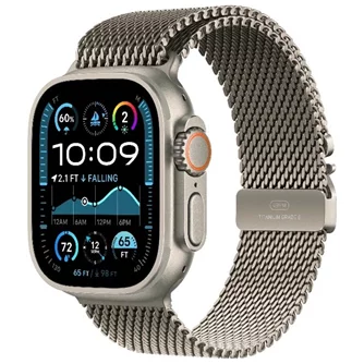 Ceas inteligent Apple Watch Ultra 2 GPS + LTE 49mm MX5T3 Natural Titanium/Titanium Milanese L