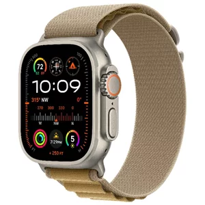 Image Умные часы Apple Watch Ultra 2 GPS+LTE 49mm MX4E3 Natural Titanium/Tan Alpine Loop S