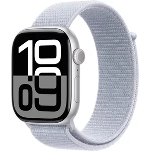 Image Умные часы Apple Watch Series 10 GPS 42mm MWWD3 Silver Aluminum case with Blue Cloud Sport Loop