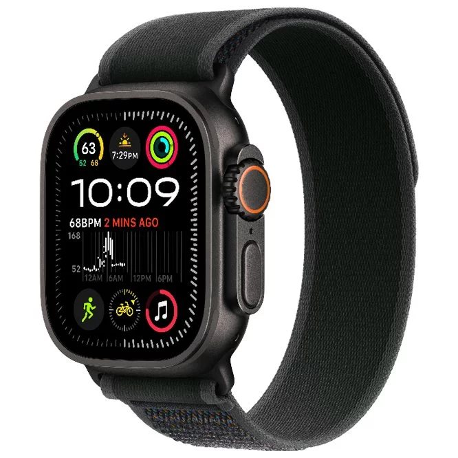 Image Умные часы Apple Watch Ultra 2 GPS+LTE 49mm MX4U3 Black Titanium/Black Trail Loop S/M