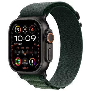 Image Умные часы Apple Watch Ultra 2 GPS+LTE 49mm MX4Q3 Black Titanium/Dark Green Alpine Loop S