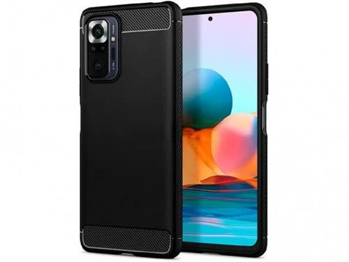 Image Чехол Helmet for Xiaomi Redmi Note 10 Carbon