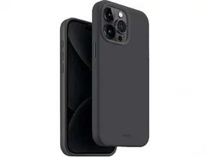 Image Husă Uniq for iPhone 15 Pro Max Hybrid Magclik Charging Lino Hue Black
