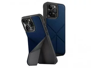 Image Husă Uniq for iPhone 15 Pro Hybrid Magclick Charging Transforma Blue