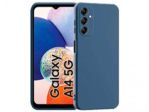 Image Чехол Helmet for Samsung Galaxy A14 Liquid Silicone Blue