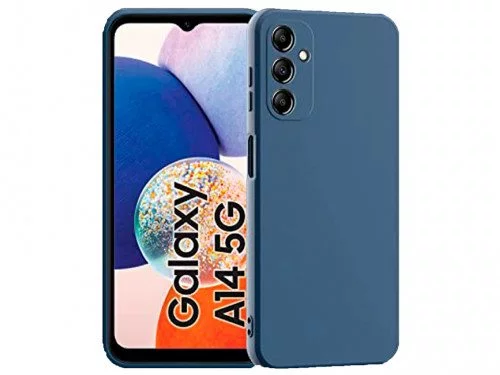 Image Чехол Helmet for Samsung Galaxy A14 Liquid Silicone Blue