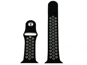 Image Ремешок Helmet Sport Apple Watch Strap Silica Gel 38/40/41mm M/L Gray Black