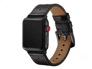 Image Ремешок Helmet Apple Watch Strap 38/40/41mm Leather M/L Black