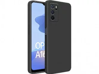 Чехол Helmet Oppo A16/16s Liquid Silicone Black