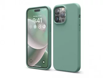 Чехол Helmet Liquid Silicone iPhone 14 Pro Max Green