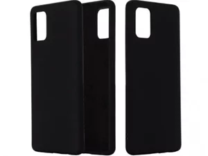 Image Чехол Helmet Samsung Galaxy A03s Liquid Silicone Black