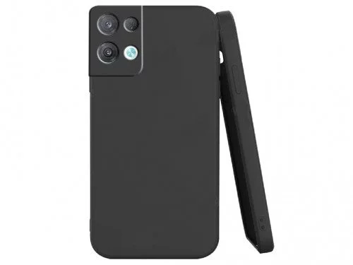 Чехол Oppo Reno 8 Pro Liquid Silicone Black