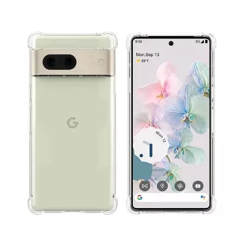 Image Чехол Helmet Google Pixel 7 Pro TPU Soft Clear