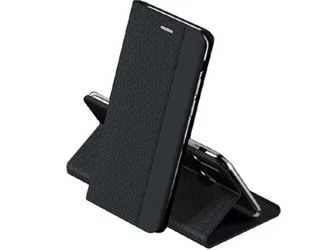 Husă WOO Shell Flip Nylon Oppo Reno 11F Black