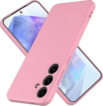 Чехол WOO Liquid Silicone Samsung A55 5G Pink