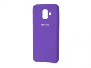 Image Чехол Helmet TPU Suede Samsung A6 (2018) Purple