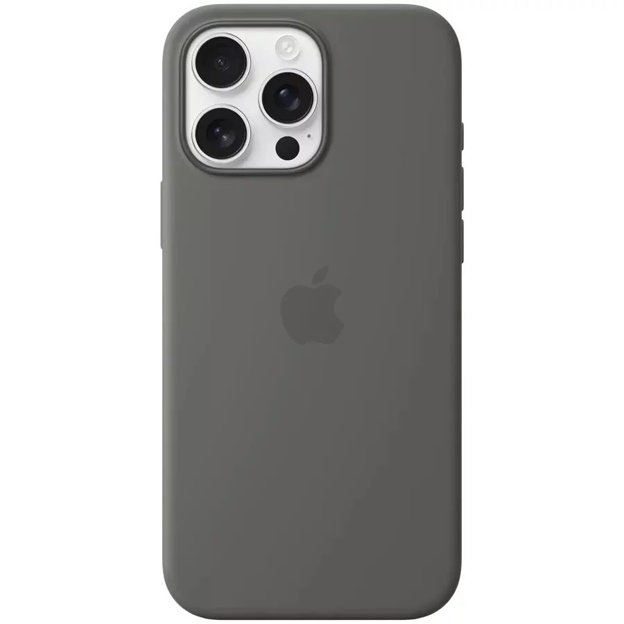 Husă Apple iPhone 16 Pro Max Silicone with MagSafe Stone Gray