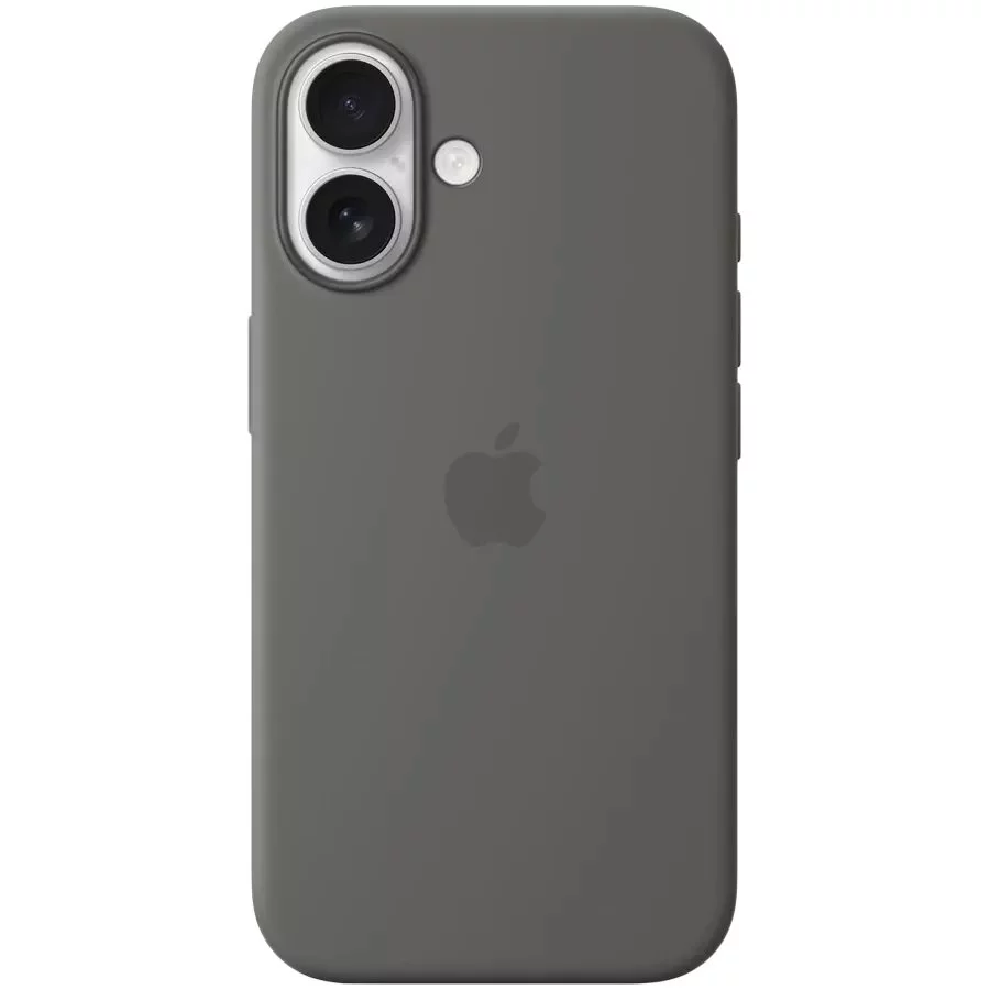 Husă Apple iPhone 16 Silicone with MagSafe Stone Gray