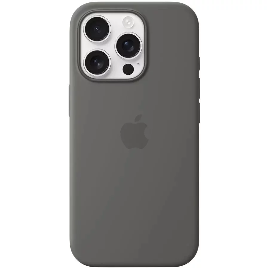 Husă Apple iPhone 16 Pro Silicone with MagSafe Stone Gray