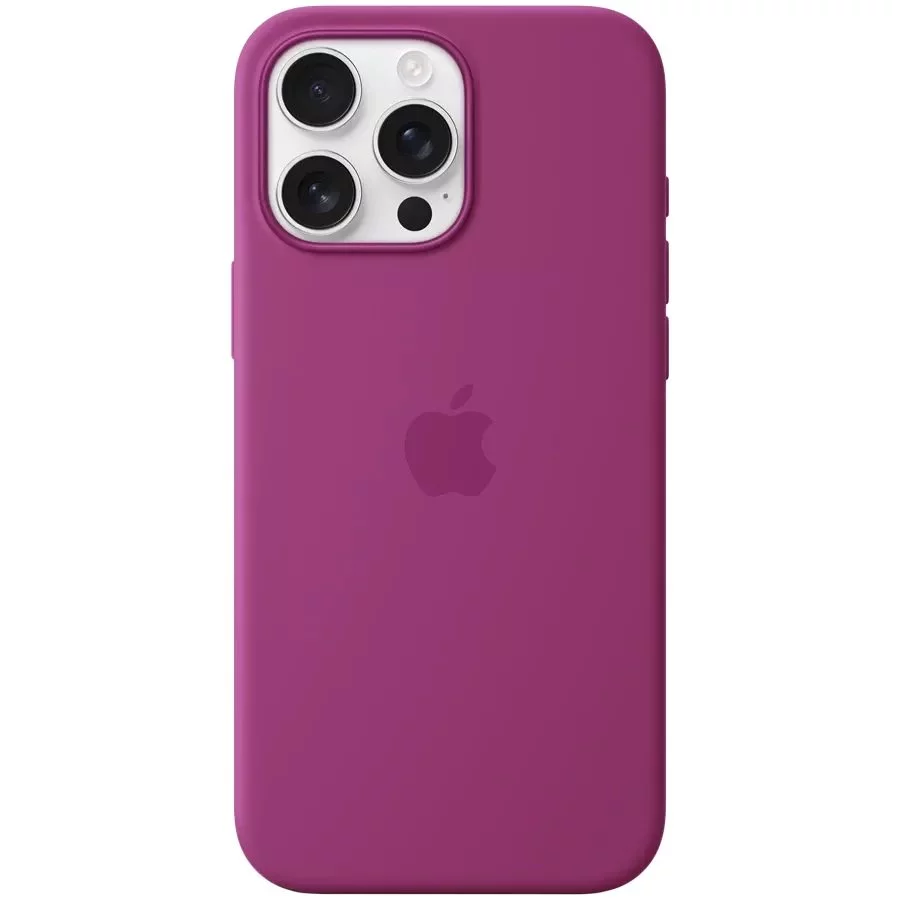 Чехол Apple iPhone 16 Pro Max Silicone with MagSafe Fuchsia