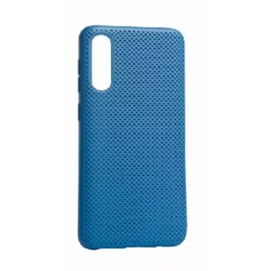 Image Чехол Helmet for Samsung Galaxy A30S Liquid Silicone Blue