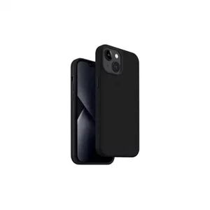 Image Чехол Uniq for iPhone 14 Liquid Silicone Lino Midnight Black