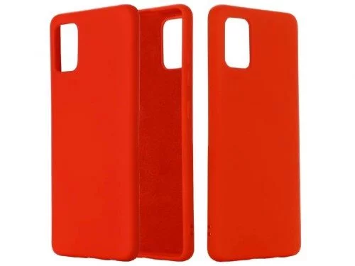 Чехол Helmet for Samsung Galaxy A41 Liquid Silicone Red