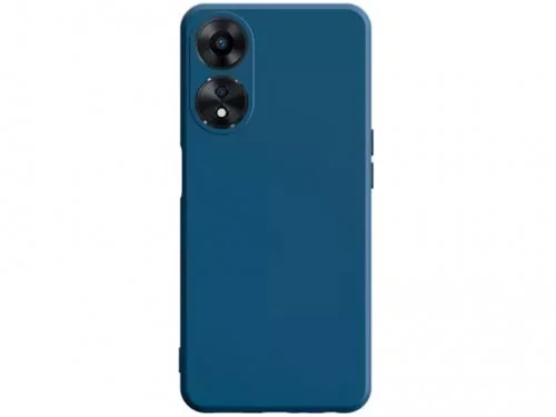 Husă Helmet Liquid Silicone Oppo A98 Blue