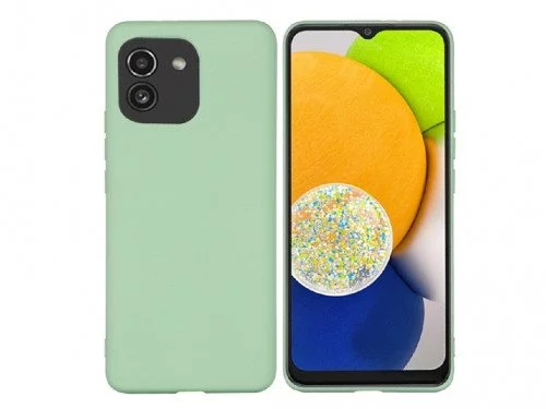Husă Helmet for Samsung Galaxy A04 Liquid Silicone Green