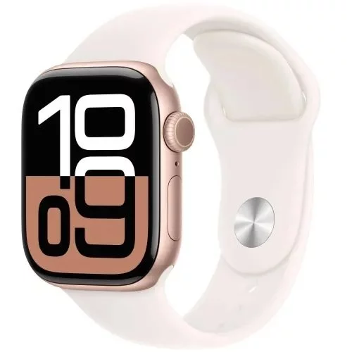Image Ceas inteligent Apple Watch Series 10 GPS+LTE 42mm MWXA3 Rose Gold Aluminium Light Blush M/L