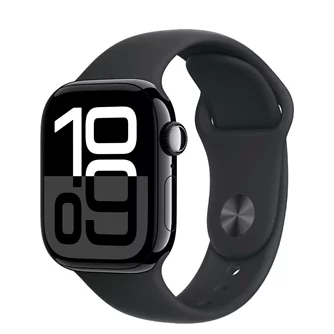Ceas inteligent Apple Watch Series 10 GPS+LTE 42mm MWX63 Jet Black Aluminium Black S/M