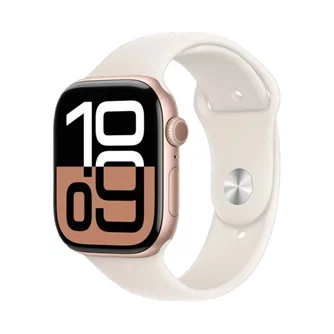 Ceas inteligent Apple Watch Series 10 GPS+LTE 42mm MWX93 Rose Gold Aluminium Light Blush S/M