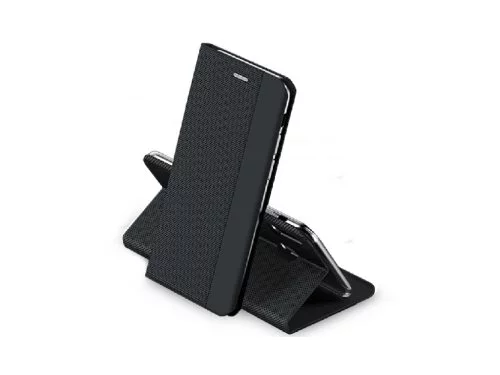 Husă WOO Shell Flip Nylon Samsung A35 5G Black