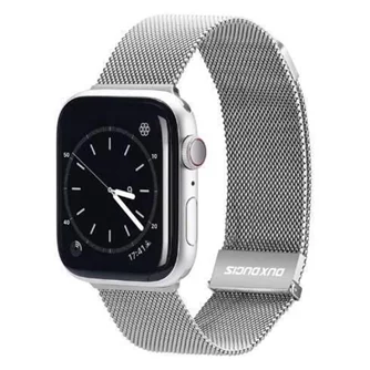 Ремешок DUX DUCIS for Apple Watch 42/44/45mm Strap Milanese Version Silver
