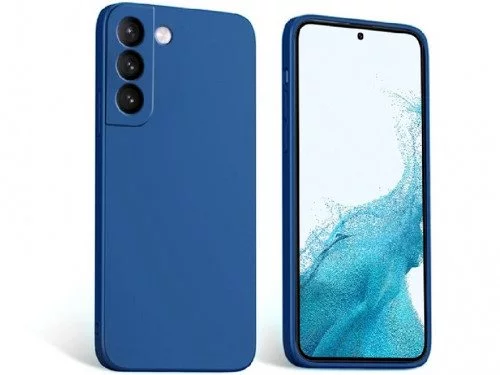 Image Husă Helmet for Samsung Galaxy S22 Liquid Silicone Blue