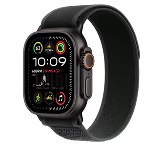 Curea Apple Original 49mm Black Trail Loop M/L Black Titanium Finish