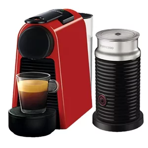 Image Кофеварка Nespresso Essenza Mini + Aeroccino 3 Black