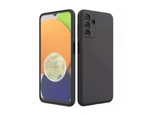 Image Чехол Helmet for Samsung Galaxy A05s Liquid Silicone Black
