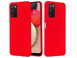 Image Husă Helmet for Samsung Galaxy A03s Liquid Silicone Red